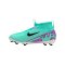 Nike Jr Air Zoom Mercurial Superfly IX Academy FG/MG Peak Ready Kids Grün Pink Schwarz F300 - gruen