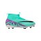 Nike Jr Air Zoom Mercurial Superfly IX Academy FG/MG Peak Ready Kids Grün Pink Schwarz F300 - gruen