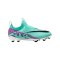 Nike Jr Air Zoom Mercurial Vapor XV Academy FG/MG Peak Ready Kids Grün Pink Schwarz F300 - gruen