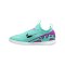 Nike Jr Air Zoom Mercurial Vapor XV Academy IC Peak Ready Kids Grün Pink F300 - gruen