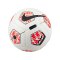 Nike Mercurial Fade Trainingsball Weiss Rot F100 - weiss