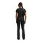 Nike NSW Rib T-Shirt Damen Schwarz F010 - schwarz