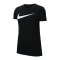 Nike Park 20 T-Shirt Swoosh Damen Schwarz F010 - schwarz