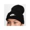 Nike Peak Beanie Schwarz F010 - schwarz
