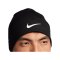 Nike Peak Standard Cuff Beanie Schwarz Weiss F010 - schwarz