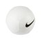 Nike Pitch Team Trainingsball Weiss Schwarz F100 - weiss