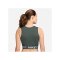 Nike Pro 365 Crop Tanktop Damen Grün F338 - gruen