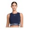 Nike Pro Cropped Tanktop Damen Blau F410 - blau
