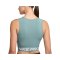 Nike Pro Cropped Tanktop Damen Schwarz F017 - schwarz