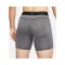 Nike Pro Short Grau Schwarz F068 - grau
