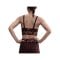 Nike Pro Indy Plunge Sport-BH Damen Rot F652 - rot