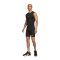 Nike Pro Long Short Schwarz Weiss F010 - schwarz