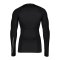 Nike Pro Longsleeve Schwarz Weiss F010 - schwarz