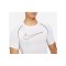 Nike Pro Shortsleeve Shirt Weiss Schwarz F100 - weiss