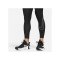 Nike Pro Tight Lang Schwarz Weiss F010 - schwarz