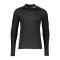 Nike Pro Warm Mock Sweatshirt Schwarz Weiss F010 - schwarz