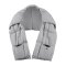 Nike Quilted Neckwarmer Grau Schwarz F059 - grau