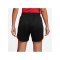 Nike Strike Short Damen Schwarz Rot F013 - schwarz
