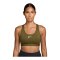 Nike Swoosh Medium Sport-BH Damen Grün F368 - gruen