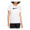 Nike Swoosh T-Shirt Weiss Schwarz F100 - weiss