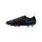 Nike Tiempo Legend X Elite AG-Pro Shadow Schwarz Silber Blau F040 - schwarz