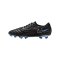 Nike Tiempo Legend X Elite FG Shadow Schwarz Silber Blau F040 - schwarz