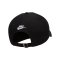 Nike Unstructured Cap Schwarz Weiss F010 - schwarz