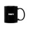 Obey Protest Kaffee Tasse Schwarz Weiss - schwarz