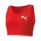 PUMA Cross the Line Crop Top Training Damen F05 - rot
