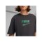 PUMA DOWNTOWN Logo Graphic T-Shirt Schwarz F01 - schwarz