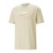 PUMA DOWNTOWN Logo T-Shirt Braun F88 - beige