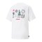 PUMA DOWNTOWN Relaxed Graphic T-Shirt Damen F02 - weiss