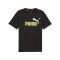 PUMA Ess 2 Col Logo T-Shirt Schwarz F059 - schwarz