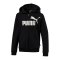PUMA Essential Logo Kapuzenjacke Kids Schwarz F01 - schwarz