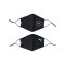 PUMA Face Mask (Set of 2) 2.0 Gesichtsmaske F01 - schwarz