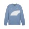 PUMA KING Top Crew Sweatshirt Blau Weiss F05 - hellblau