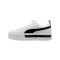 PUMA Mayze Leather Damen Weiss Schwarz F01 - weiss