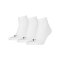 PUMA Quarter Plain 3P Socken Weiß F300 - weiss