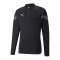 PUMA teamFINAL Training 1/4 Zip Sweatshirt F03 - schwarz