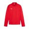 PUMA teamGOAL Training 1/4 Zip Sweatshirt Kids F01 - rot