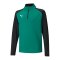 PUMA teamLIGA HalfZip Sweatshirt Kids Grün F05 - gruen