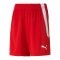 PUMA teamLIGA Short Kids Rot Weiss F01 - rot