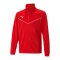 PUMA teamRISE HalfZip Sweatshirt Kids Rot F01 - rot
