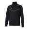 PUMA teamRISE HalfZip Sweatshirt Kids Schwarz F03 - schwarz