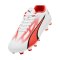 PUMA ULTRA Play FG/AG Breakthrough Jr Kids Weiss Rot F01 - weiss