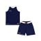 Spalding Double Face Trikot Set Blau - blau