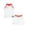 Spalding Double Face Trikot Set Rot - rot