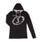 Spalding Fast Hooded Trikot langarm Damen Schwarz - schwarz