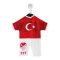 TFF Türkei Minitrikot Away Rot - rot