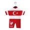 TFF Türkei Minitrikot Home Weiss - weiss